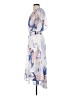 Marc New York 100% Polyester Print Blue Cocktail Dress Size 4 - photo 5