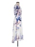 Marc New York 100% Polyester Print Blue Cocktail Dress Size 4 - photo 4
