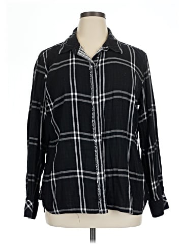 Riders by Lee Long Sleeve Button-Down Shirt (view 1)