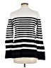 Apt. 9 Stripes White Turtleneck Sweater Size M - photo 2