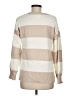 Happily Grey Stripes Tan Pullover Sweater Size M - photo 2