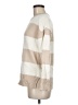 Happily Grey Stripes Tan Pullover Sweater Size M - photo 5