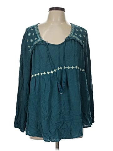 Style&Co 3/4 Sleeve Blouse (view 1)