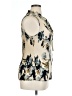 DKNY 100% Polyester Ivory Sleeveless Blouse Size XL - photo 4