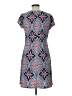 Tiana B. Print Blue Casual Dress Size 10 - photo 2