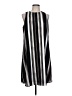 Apt. 9 100% Polyester Stripes Black Casual Dress Size L - photo 1