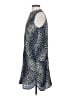 Collective Concepts 100% Polyester Animal Print Blue Cocktail Dress Size S - photo 5