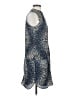 Collective Concepts 100% Polyester Animal Print Blue Cocktail Dress Size S - photo 4