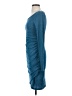 Leith Solid Teal Casual Dress Size S - photo 5