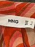 MNG 100% Polyester Orange Sleeveless Blouse Size 4 - photo 7