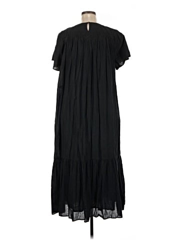 Madewell Embroidered Smocked Midi Dress (view 2)