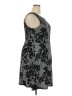 Crescent Paisley Gray Cocktail Dress Size 2X - photo 4