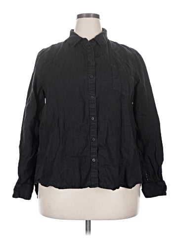 Caslon Long Sleeve Polo (view 1)