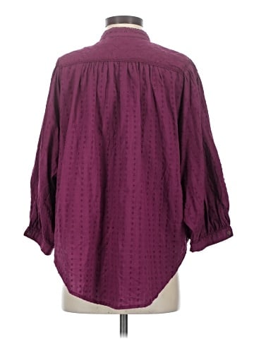 Pilcro by Anthropologie 3/4 Sleeve Button-Down Shirt (view 2)