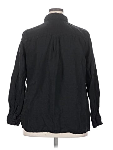 Caslon Long Sleeve Polo (view 2)