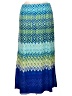 Chico's Print Blue Casual Skirt Size XL (3) - photo 1