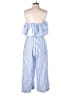 Pixie Market Stripes Blue Jumpsuit Size S - photo 2