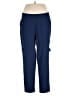 Rafaella Solid Blue Active Pants Size XL - photo 1