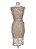 B. Darlin Metallic Gray Silver Cocktail Dress Size 13 - 14 - photo 1