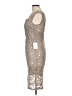 B. Darlin Metallic Gray Silver Cocktail Dress Size 13 - 14 - photo 5