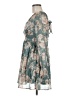 Altar'd State 100% Polyester Floral Teal Cocktail Dress Size M - photo 5