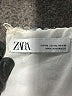 Zara 100% Polyester Silver 3/4 Sleeve Blouse Size XL - photo 7