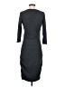 Express Solid Gray Casual Dress Size S - photo 2