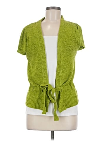 August Silk Cardigan (view 1)