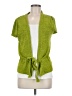 August Silk Green Cardigan Size M - photo 1