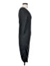 Express Solid Gray Casual Dress Size S - photo 4