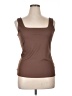 Nine West Brown Sleeveless Top Size XL - photo 1