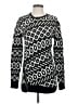 Ann Taylor Print Black Pullover Sweater Size XS - photo 1
