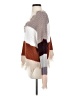 Miracle Color Block Brown Pullover Sweater Size S - photo 5