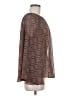 Honey Punch Brown Long Sleeve Blouse Size M - photo 4