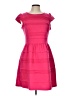 Elle Solid Pink Cocktail Dress Size 10 - photo 1