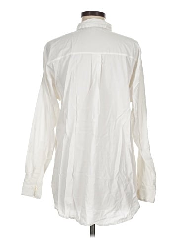 Ann Taylor LOFT Long Sleeve Button-Down Shirt (view 2)