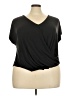 Torrid Black Short Sleeve Top Size 3X Plus (3) - photo 1