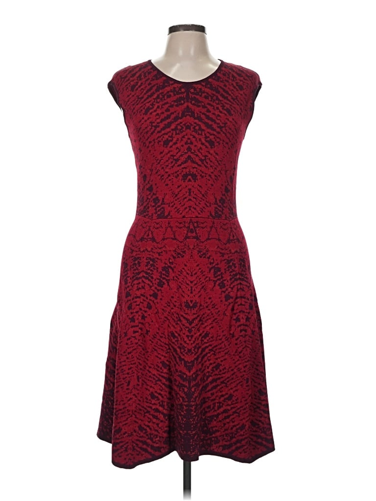 Pre-owned Wisp Cocktail Dress In Burgundy