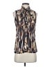 Classiques Entier 100% Silk Brown Sleeveless Silk Top Size XS - photo 1