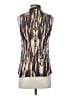 Classiques Entier 100% Silk Brown Sleeveless Silk Top Size XS - photo 2