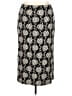 Liz Claiborne 100% Polyester Print Black Formal Skirt Size L - photo 1
