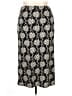 Liz Claiborne 100% Polyester Print Black Formal Skirt Size L - photo 2