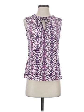 Tory Burch Sleeveless Silk Top (view 1)
