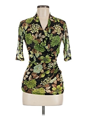 Karen Kane 3/4 Sleeve Blouse (view 1)