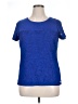 Calvin Klein Blue Short Sleeve Top Size XL - photo 1