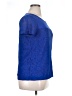 Calvin Klein Blue Short Sleeve Top Size XL - photo 4