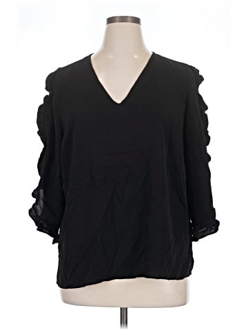 ELOQUII 3/4 Sleeve Blouse (view 1)