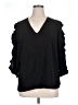 ELOQUII Black 3/4 Sleeve Blouse Size 16 Plus - photo 1