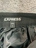 Express 100% Polyester Solid Black Casual Skirt Size 4 - photo 4