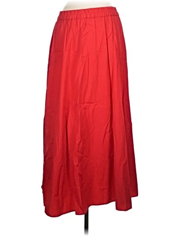 Madewell Poplin Midi Skirt (view 2)
